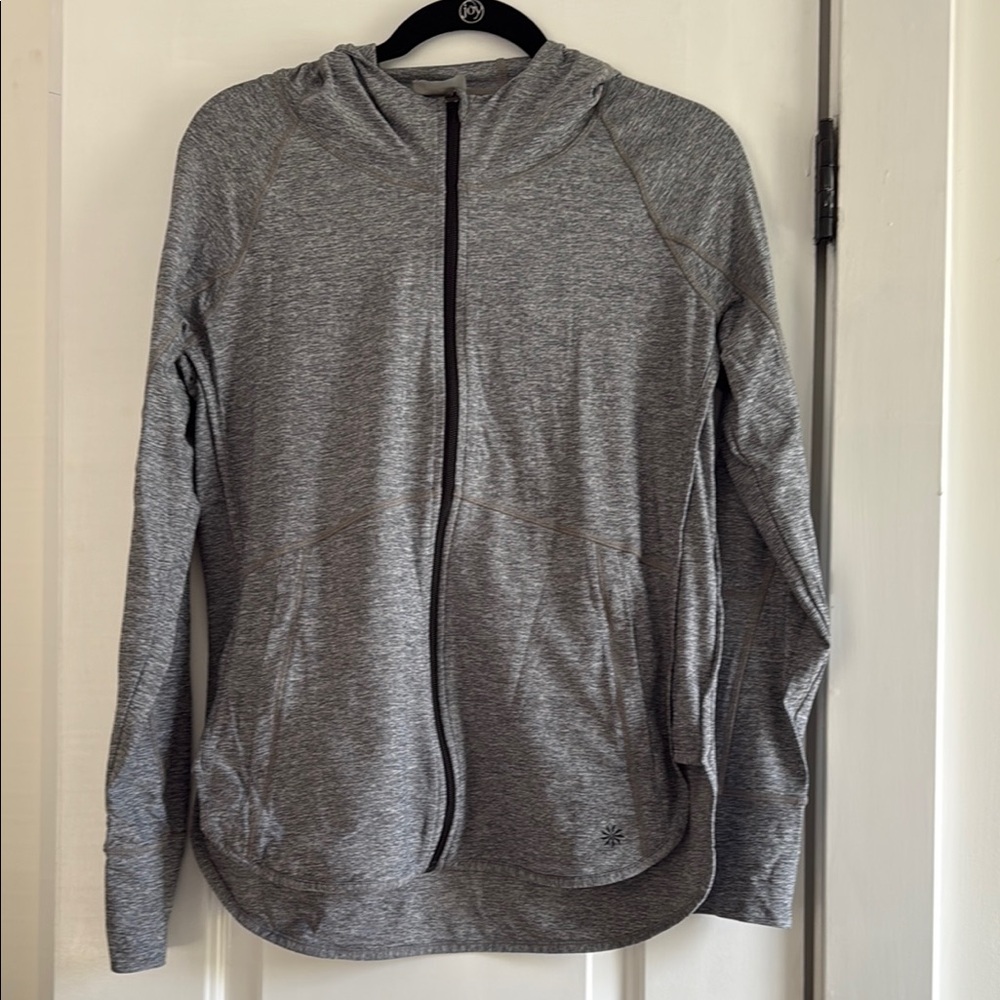 Athleta Heathered Gray Hoodie
